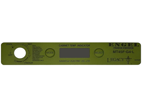 Automatic Temperature Control Sticker Engel MT45FL Temperature Control Sticker